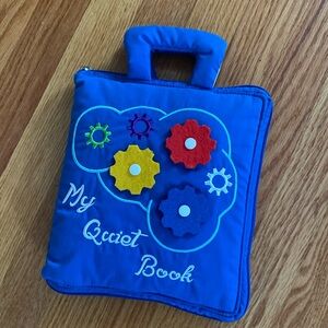 Montessori Quiet Book- blue